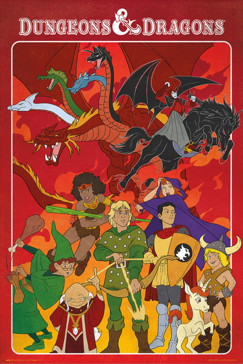 grupo erik gpe5737 dungeons dragons the animated series poster 61x91 5cm | Yourdecoration.com