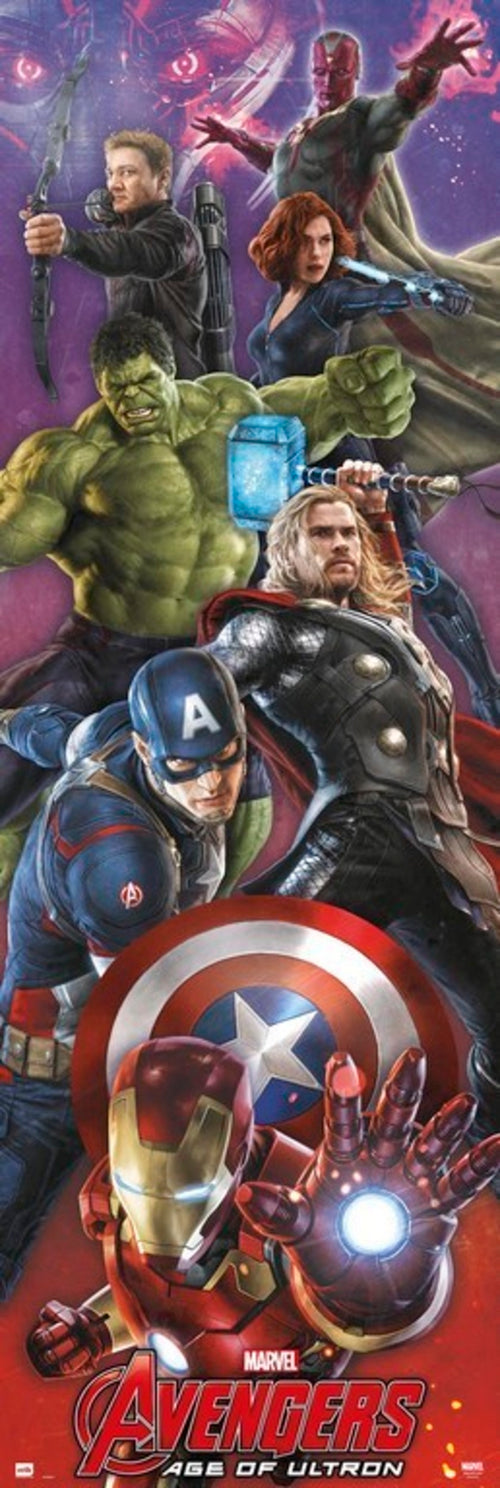 Grupo Erik PPGE8005 Marvel Avengers Age Of Ultron Poster 53X158cm | Yourdecoration.com
