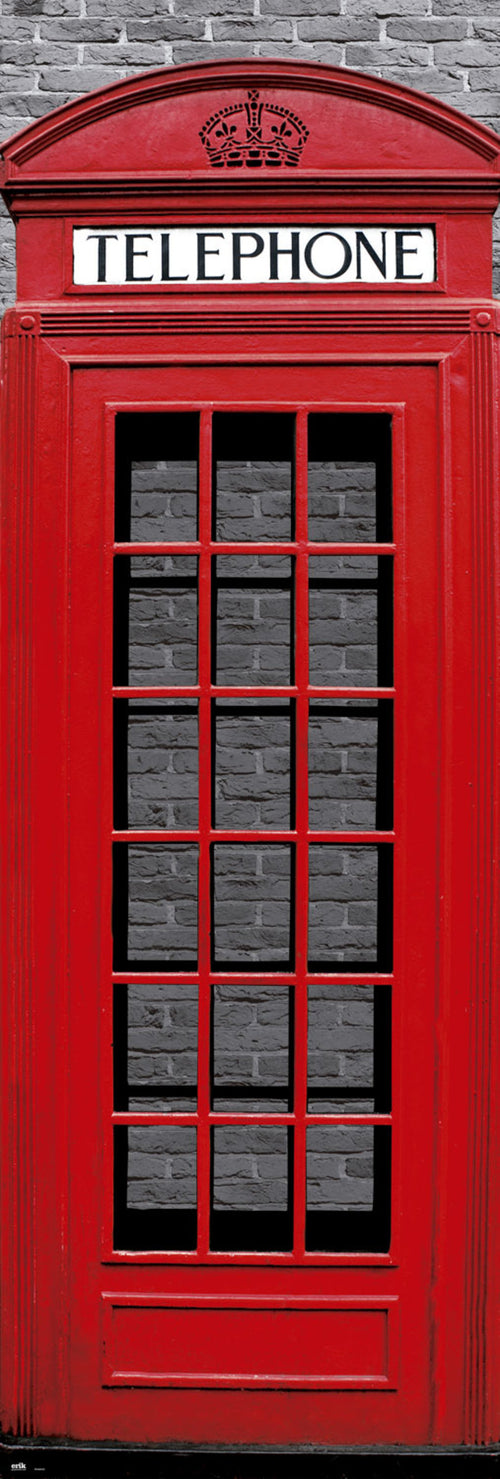 Grupo Erik PPGE8018 London Phone Box Poster 53X158cm | Yourdecoration.com