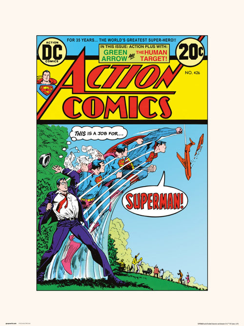 Grupo Erik Dc Action Comics 426 Art Print 30x40cm | Yourdecoration.com