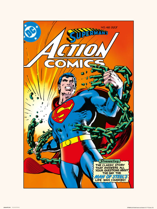 Grupo Erik Dc Action Comics 485 Art Print 30x40cm | Yourdecoration.com