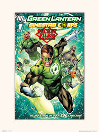 Grupo Erik Dc Comics Green Lantern Sinestro Corps 1 Art Print 30x40cm | Yourdecoration.com