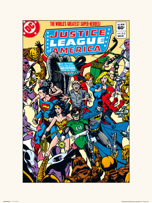 Grupo Erik Dc Comics Justice Leage Of America 212 Art Print 30x40cm | Yourdecoration.com