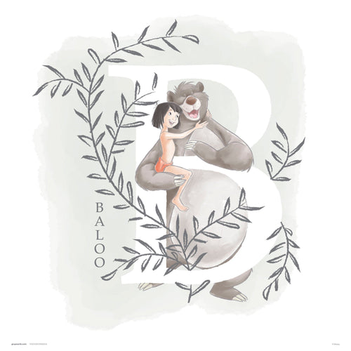 Grupo Erik Disney The Jungle Book Art Print 30x30cm | Yourdecoration.com