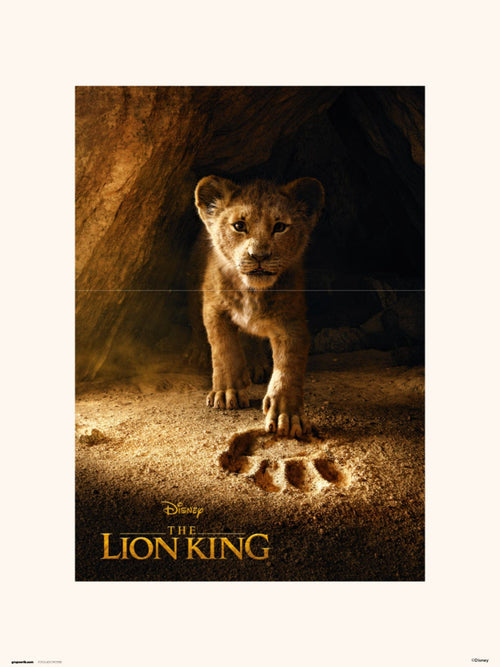 Grupo Erik Disney The Lion King Simba Real Action Art Print 30x40cm | Yourdecoration.com