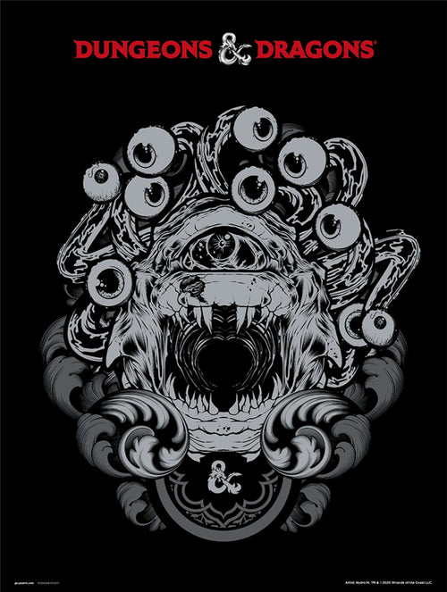 Grupo Erik Dungeons And Dragons Beholder Art Print 30x40cm | Yourdecoration.com
