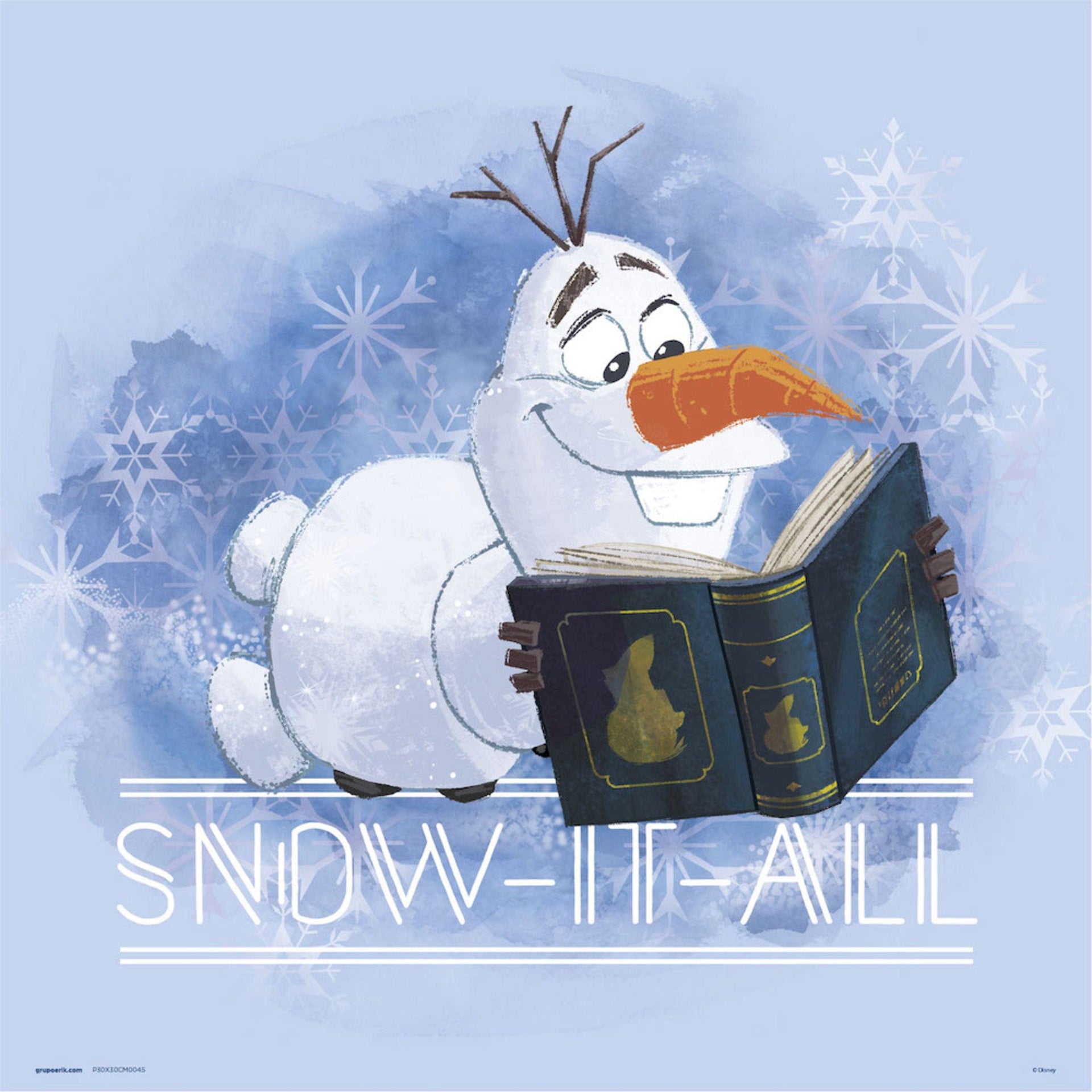 Grupo Erik Frozen In My Natural Element Art Print 30x30cm | Yourdecoration.com