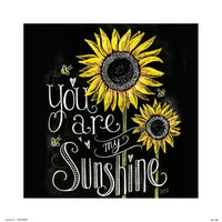 Grupo Erik Lily And Val You Are My Sunshine Art Print 30x30cm | Yourdecoration.com
