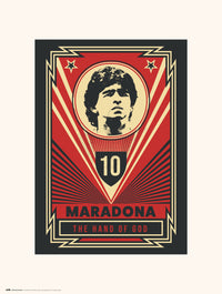Grupo Erik Maradona The Hand Of God Art Print 30x40cm | Yourdecoration.com