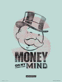 Grupo Erik Monopoly Money On My Mind Art Print 30x40cm | Yourdecoration.com