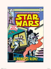 Grupo Erik Star Wars 30 A Princess Alone Art Print 30x40cm | Yourdecoration.com
