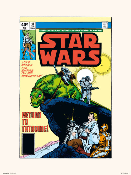 Grupo Erik Star Wars 31 Return To Tatooine Art Print 30x40cm | Yourdecoration.com