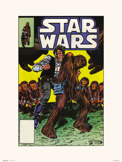 Grupo Erik Star Wars 91 Wookiee World Art Print 30x40cm | Yourdecoration.com
