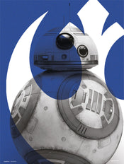 Grupo Erik Star Wars Episode Ix Bb 8 Art Print 30x40cm | Yourdecoration.com