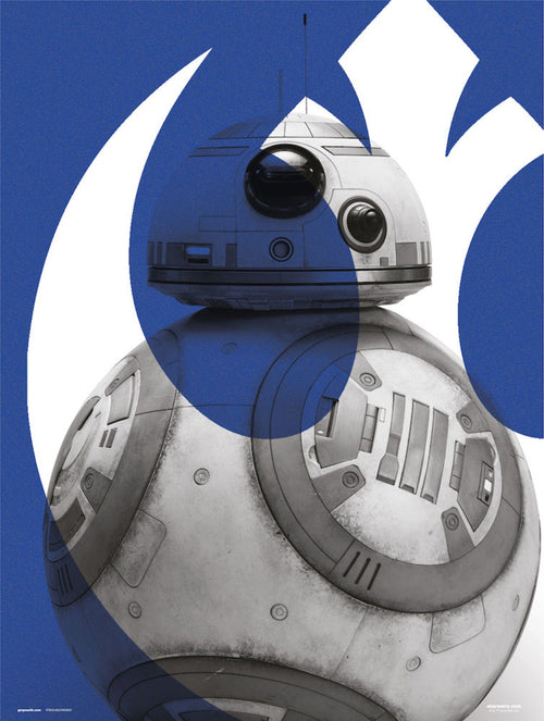 Grupo Erik Star Wars Episode Ix Bb 8 Art Print 30x40cm | Yourdecoration.com