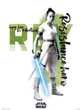 Grupo Erik Star Wars Episode Ix Rey Resistance Hero Art Print 30x40cm | Yourdecoration.com