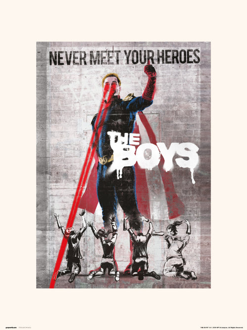 Grupo Erik The Boys Never Meet Your Heroes Art Print 30x40cm | Yourdecoration.com