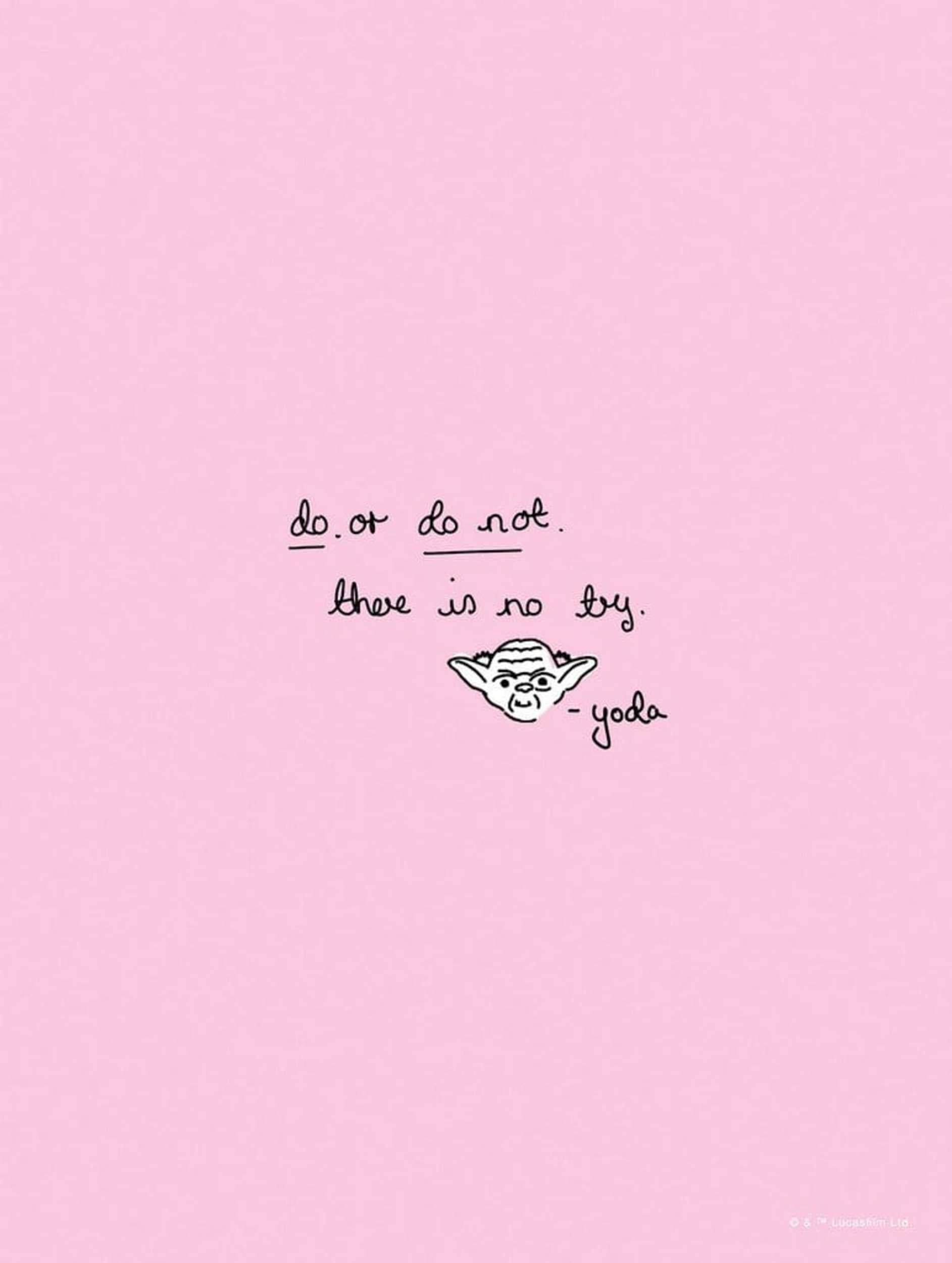 Komar Star Wars Quote Yoda Cute Art Print 30x40cm | Yourdecoration.com