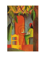 August Macke Türkisches Cafe II Art Print 24x30cm | Yourdecoration.com