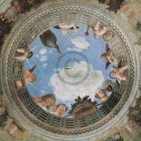 Andrea Mantegna Camera degli sposi Art Print 95x95cm | Yourdecoration.com