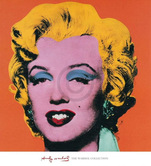 Andy Warhol Shot Orange Marilyn Art Print 65x71cm | Yourdecoration.com