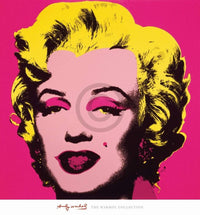 Andy Warhol Marilyn MonroeHot Pink Art Print 65x70cm | Yourdecoration.com