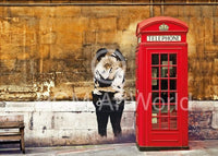 Edition Street Red Telephone Box Art Print 50x70cm | Yourdecoration.com