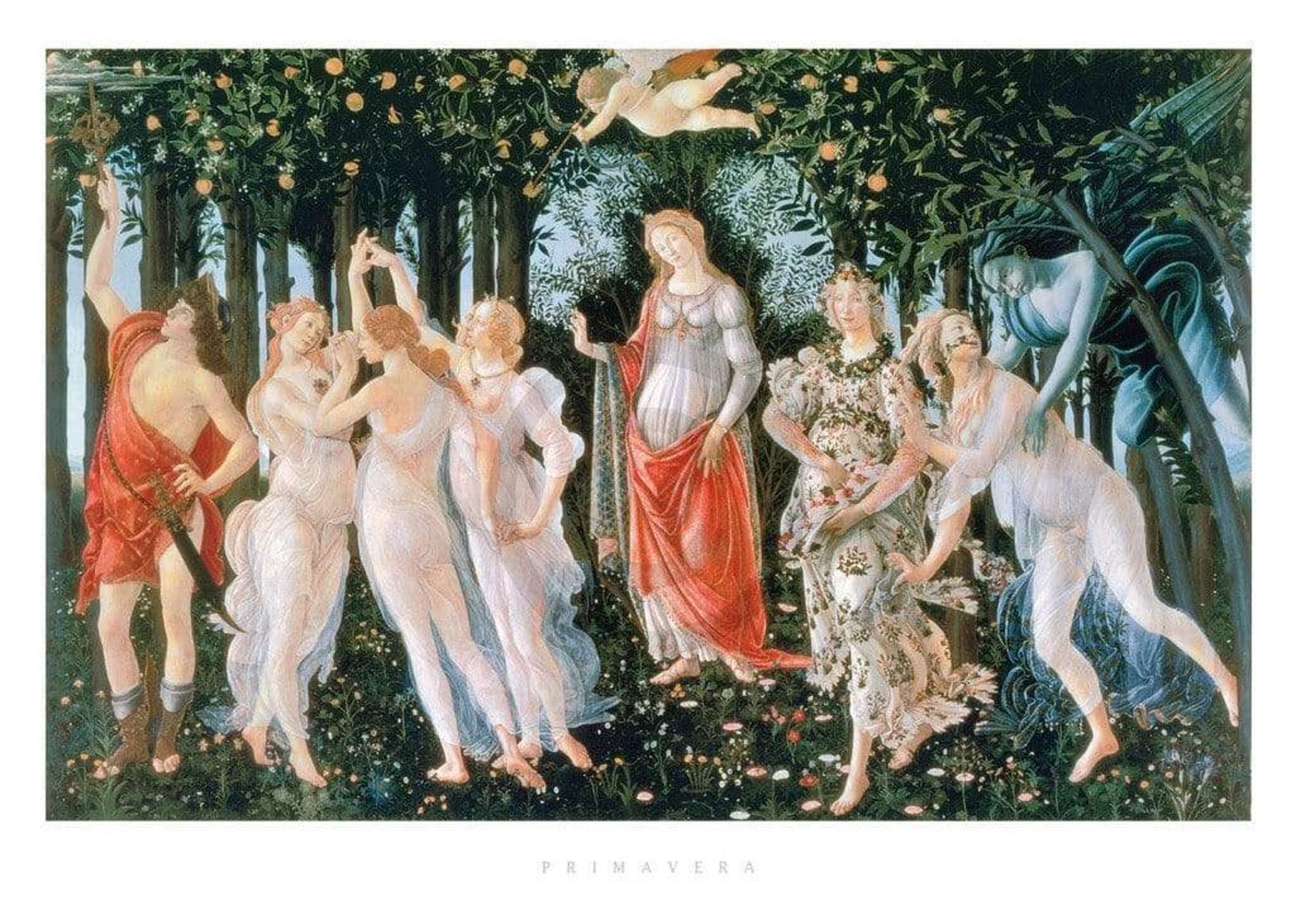 Sandro Botticelli Primavera Art Print 70x50cm | Yourdecoration.com