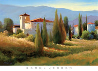 Carol Jessen Blue Shadow in Tuscany I Art Print 91x66cm | Yourdecoration.com