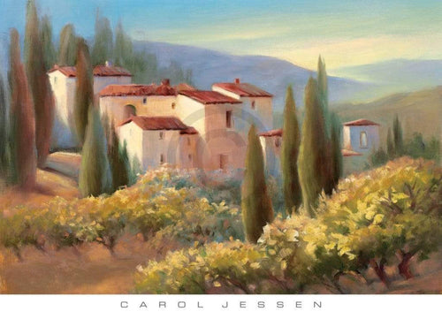 Carol Jessen Blue Shadow in Tuscany II Art Print 91x66cm | Yourdecoration.com