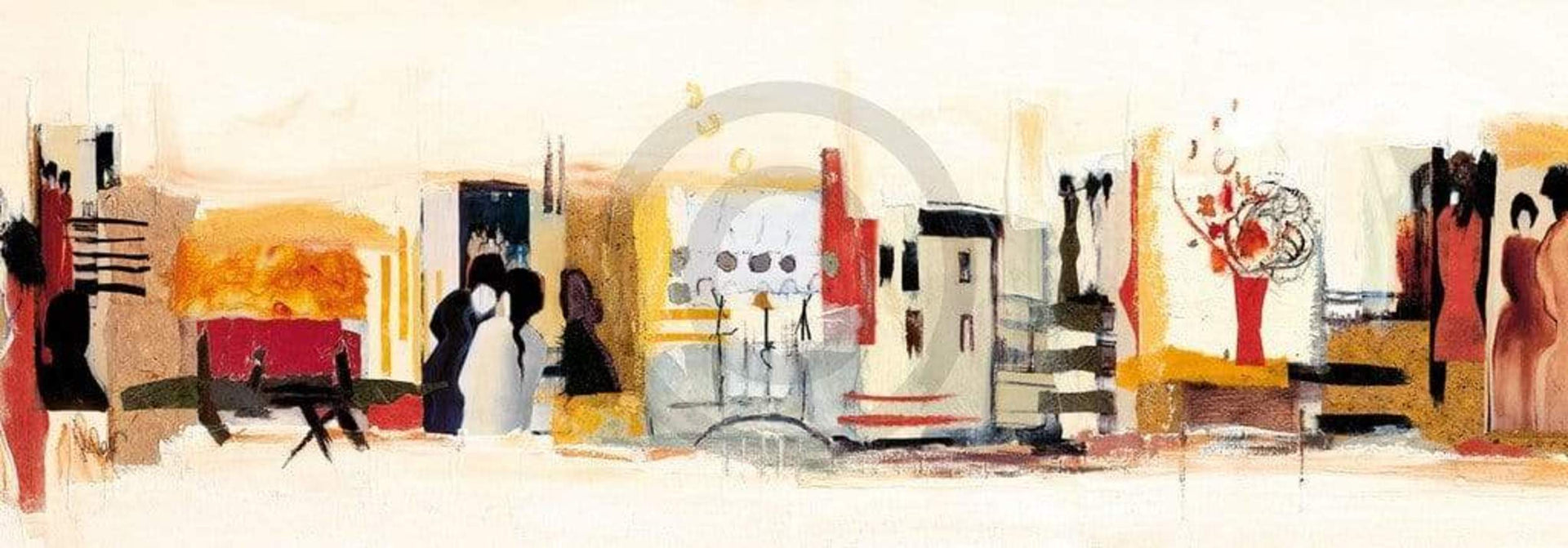 Celina Bonciani Begegnungen III Art Print 100x35cm | Yourdecoration.com