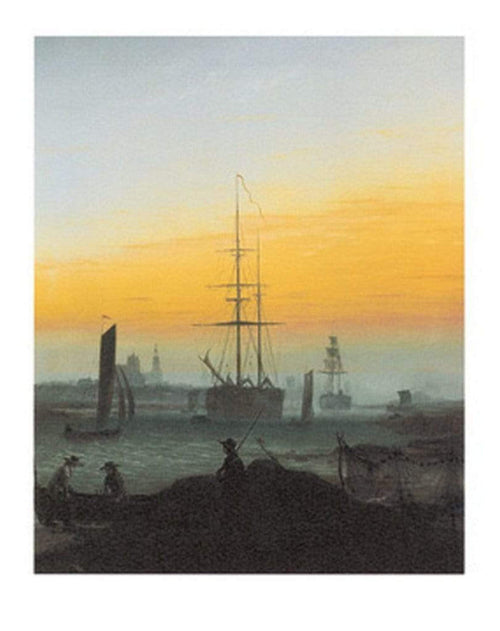 Caspar David Friedrich Der Greifswalder Hafen Art Print 30x40cm | Yourdecoration.com