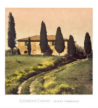 Elisabeth Carmel Tuscan Farmhouse Art Print 45x50cm | Yourdecoration.com