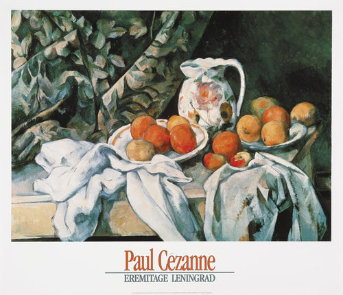 Paul CÃ©zanne Stilleben mit FrÃ¼chten Art Print 80x70cm | Yourdecoration.com