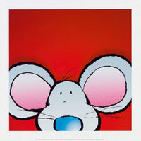 Jean Paul Courtsey Mouse Art Print 30x30cm | Yourdecoration.com