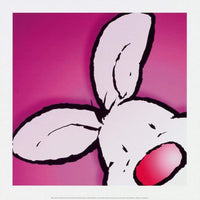 Jean Paul Courtsey Rabbit Art Print 30x30cm | Yourdecoration.com