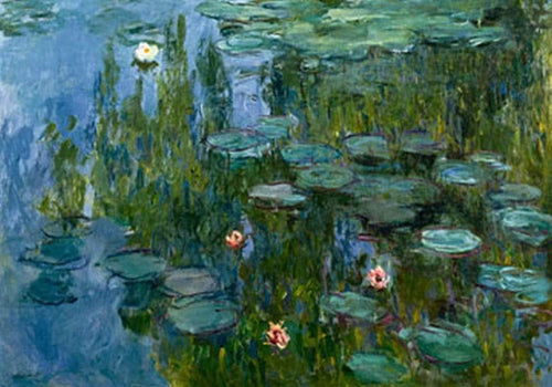 Claude Monet Seerosen Art Print 100x70cm | Yourdecoration.com