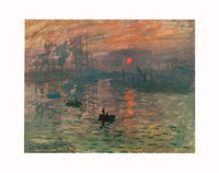Claude Monet Impression, Sonnenaufgang Art Print 71x56cm | Yourdecoration.com