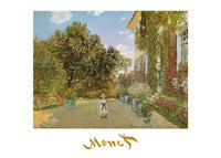 Claude Monet La casa della artista Art Print 70x50cm | Yourdecoration.com