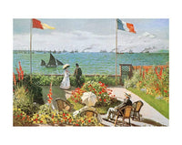 Claude Monet Terazza sul mare a Saint Adresse Art Print 50x40cm | Yourdecoration.com