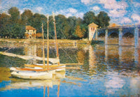Claude Monet Le pont d'Argenteuil Art Print 98x68cm | Yourdecoration.com