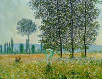 Claude Monet Felder im FrÃ¼hling Art Print 90x70cm | Yourdecoration.com