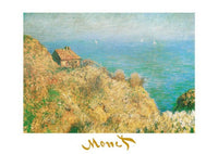 Claude Monet La casa dei doganieri Art Print 70x50cm | Yourdecoration.com