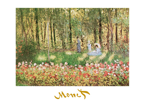 Claude Monet La famille d'artiste Art Print 70x50cm | Yourdecoration.com
