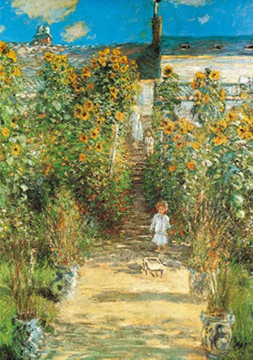 Claude Monet Il giardino di Monet Art Print 70x100cm | Yourdecoration.com