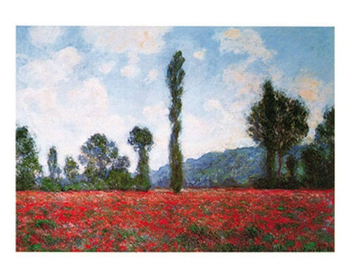 Claude Monet Campo di papaveri Art Print 50x40cm | Yourdecoration.com