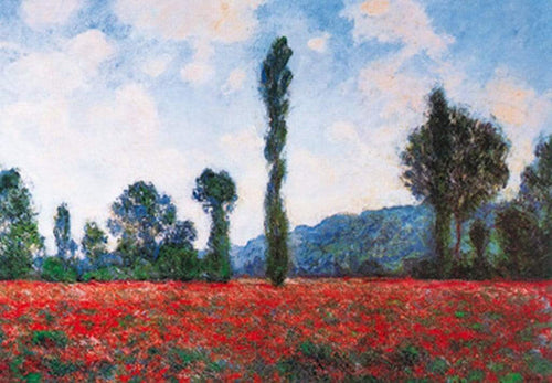 Claude Monet Campo di papaveri Art Print 100x70cm | Yourdecoration.com