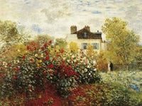 Claude Monet The Artist's Garden Art Print 80x60cm | Yourdecoration.com