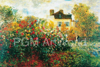 Claude Monet The Artist's Garden Art Print 100x70cm | Yourdecoration.com