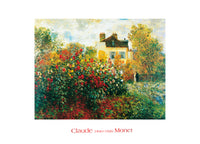 Claude Monet The Artist's Garden Art Print 70x50cm | Yourdecoration.com